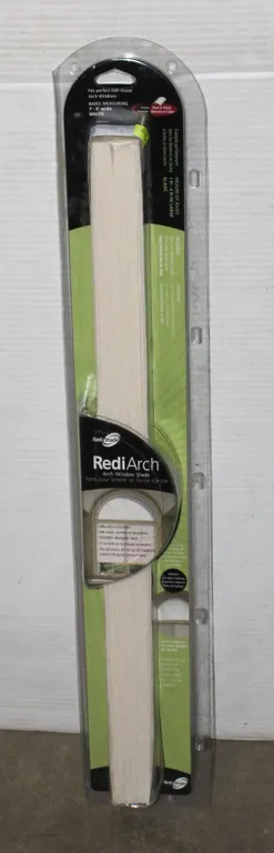 REDI ARCH WINDOWS SHADE WHITE 1'X4' BASE