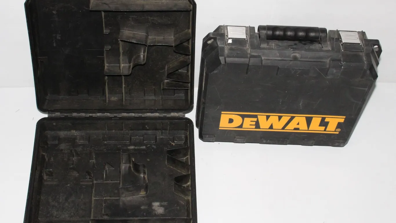 TWO EMPTY DEWALT DRILL CASES