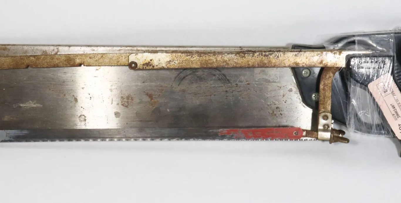 TWO SAWS, LONGER IS APPROX 14" BLADE