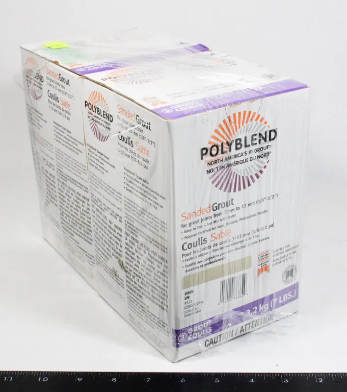 TWO POLYBLEND 3.2KG (7LB) BAGS OF SANDED GROUT