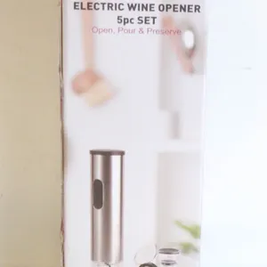 ELECTRIC WINE OPENER SET 5 PIECE