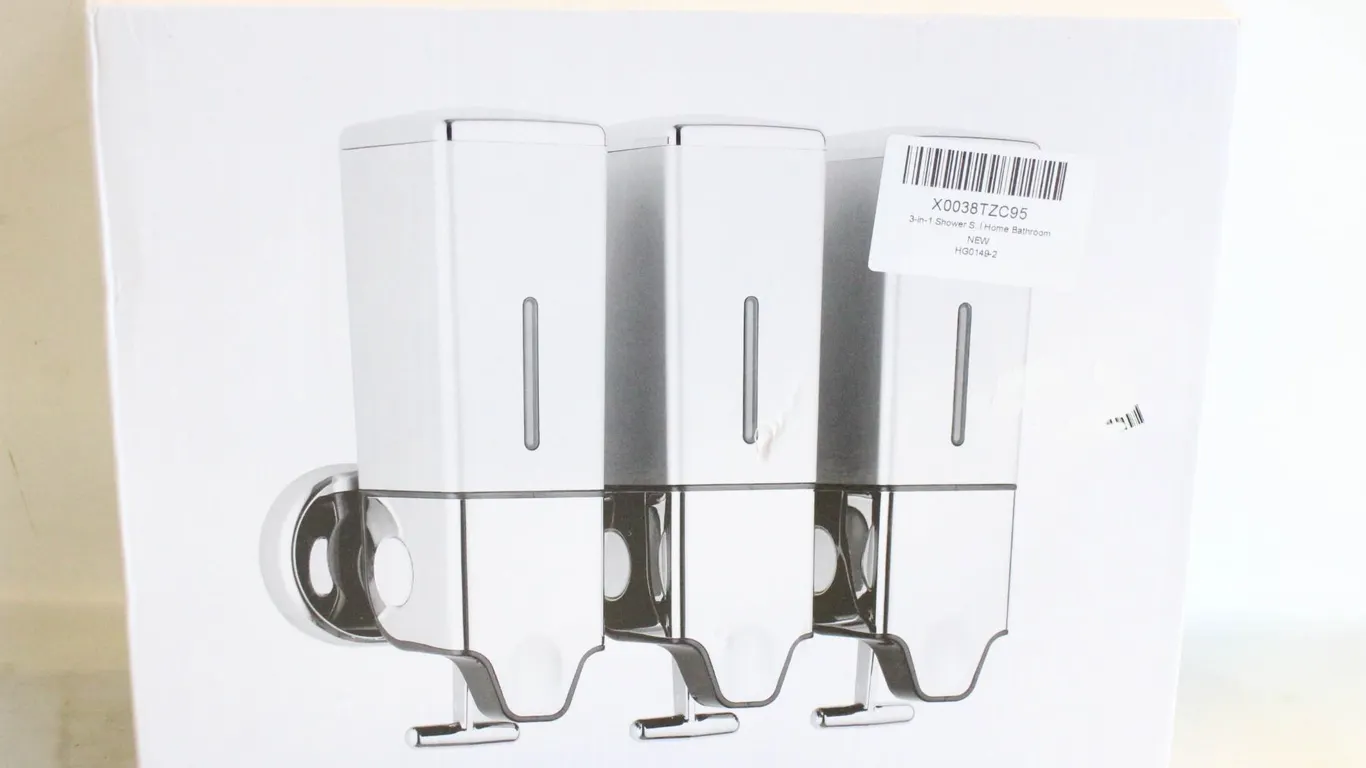WALL MOUNTED SOAP DISPENSER 3 PACK