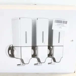 WALL MOUNTED SOAP DISPENSER 3 PACK