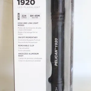PELICAN 1920 LED FLASHLIGHT, HIGH AND LOW