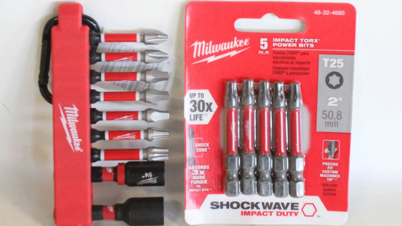TWO PACK OF MILWAUKEE IMPACT DRILL BITS