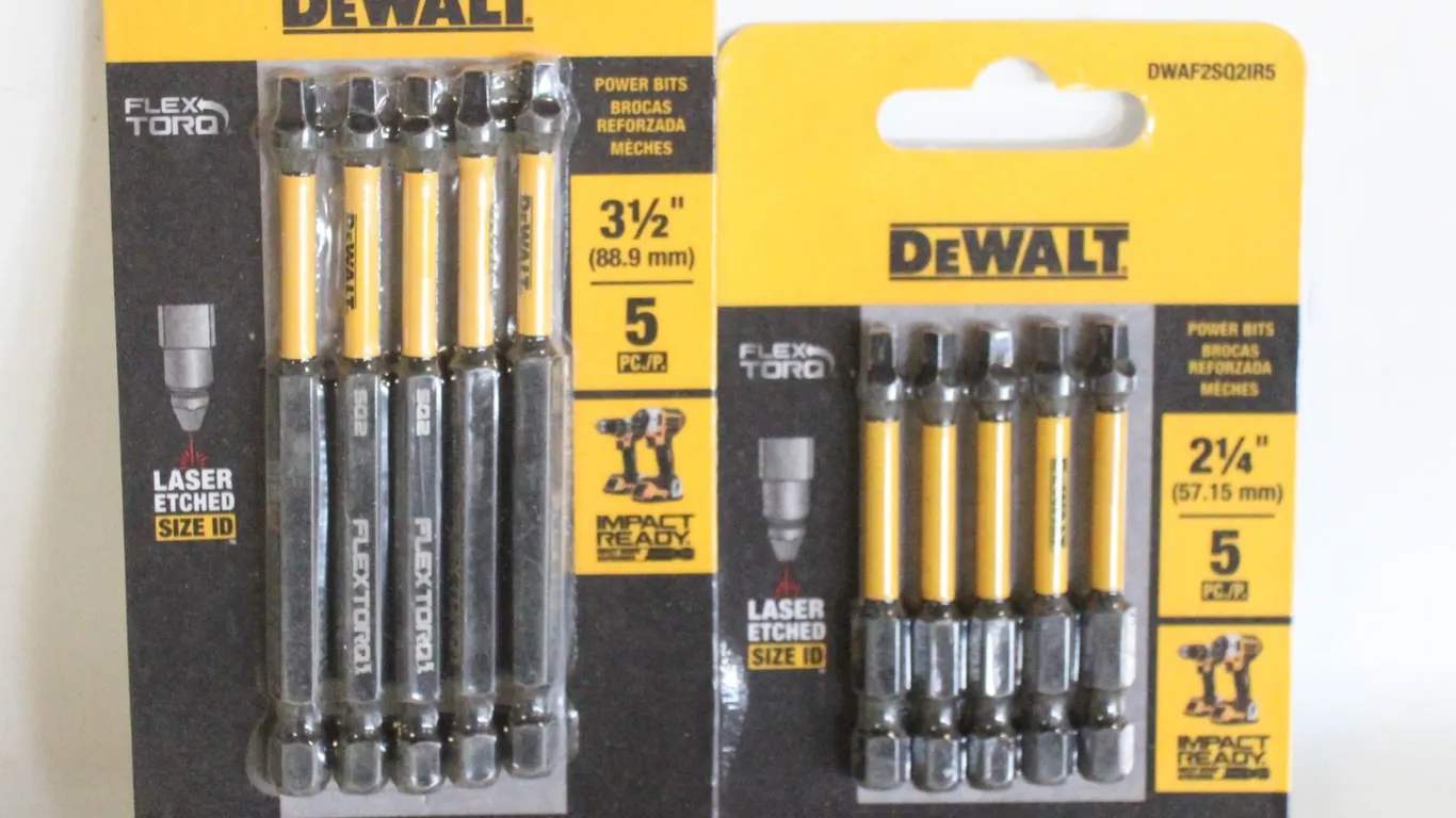 2 PACKS OF DEWALT IMPACT SCREWDRIVER BITS