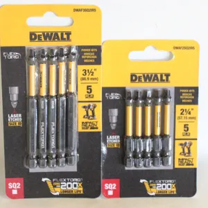 2 PACKS OF DEWALT IMPACT SCREWDRIVER BITS