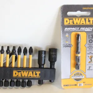 2 PACKS OF DEWALT IMPACT NUT DRIVER AND