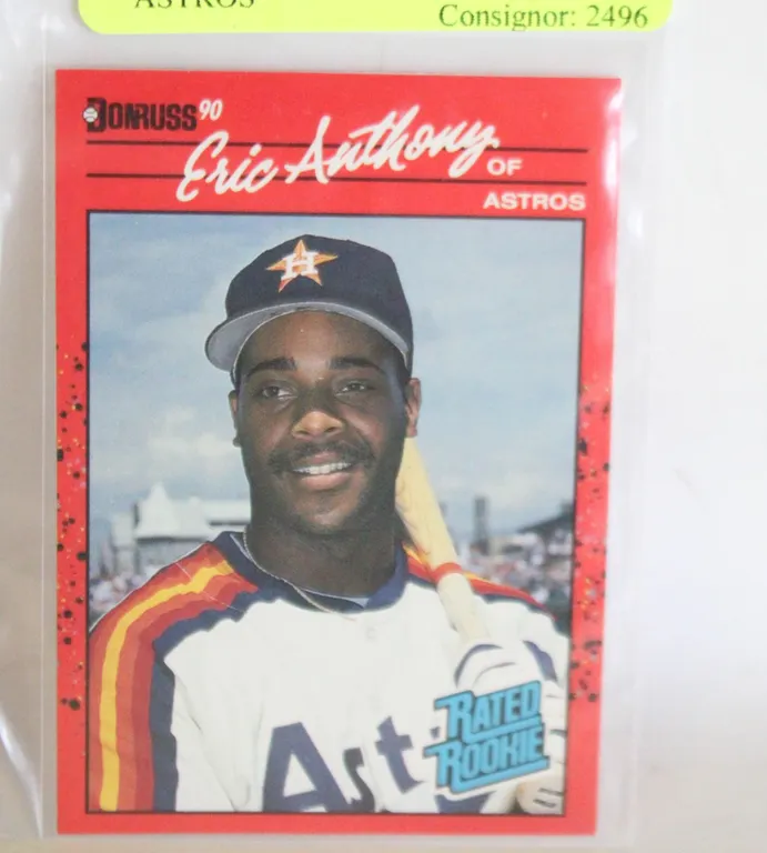 ERIC ANTHONY RATED ROOKIE 34 ASTROS