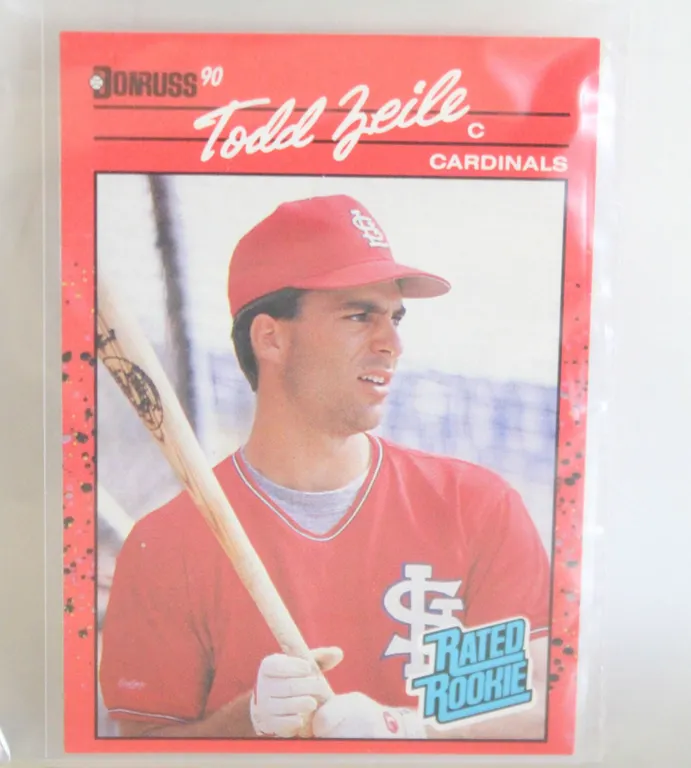 TODD ZEILE RATED ROOKIE 29 CARDINALS