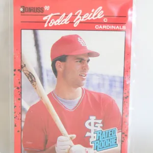 TODD ZEILE RATED ROOKIE 29 CARDINALS
