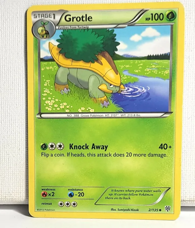 11) GROTLE, 2/135 STAGE 1 POKEMON