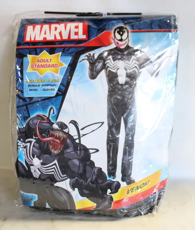 MENS SPIDER-MAN VENOM BLACK WHITE