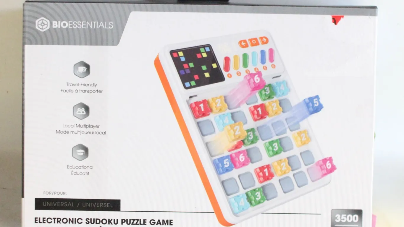 ELECTRONIC SUDOKU PUZZLE GAME PORTABLE