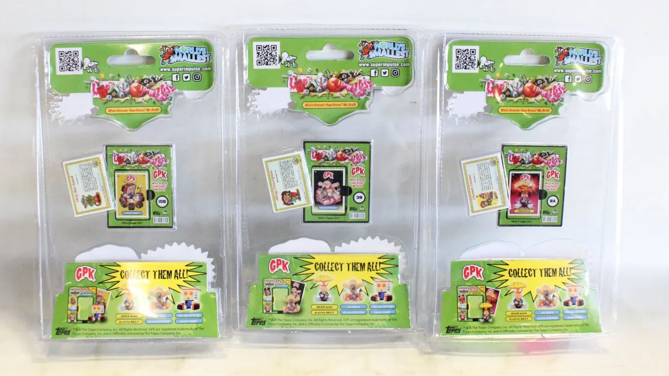 COMPLETE SET WORLD'S SMALLEST GARBAGE
