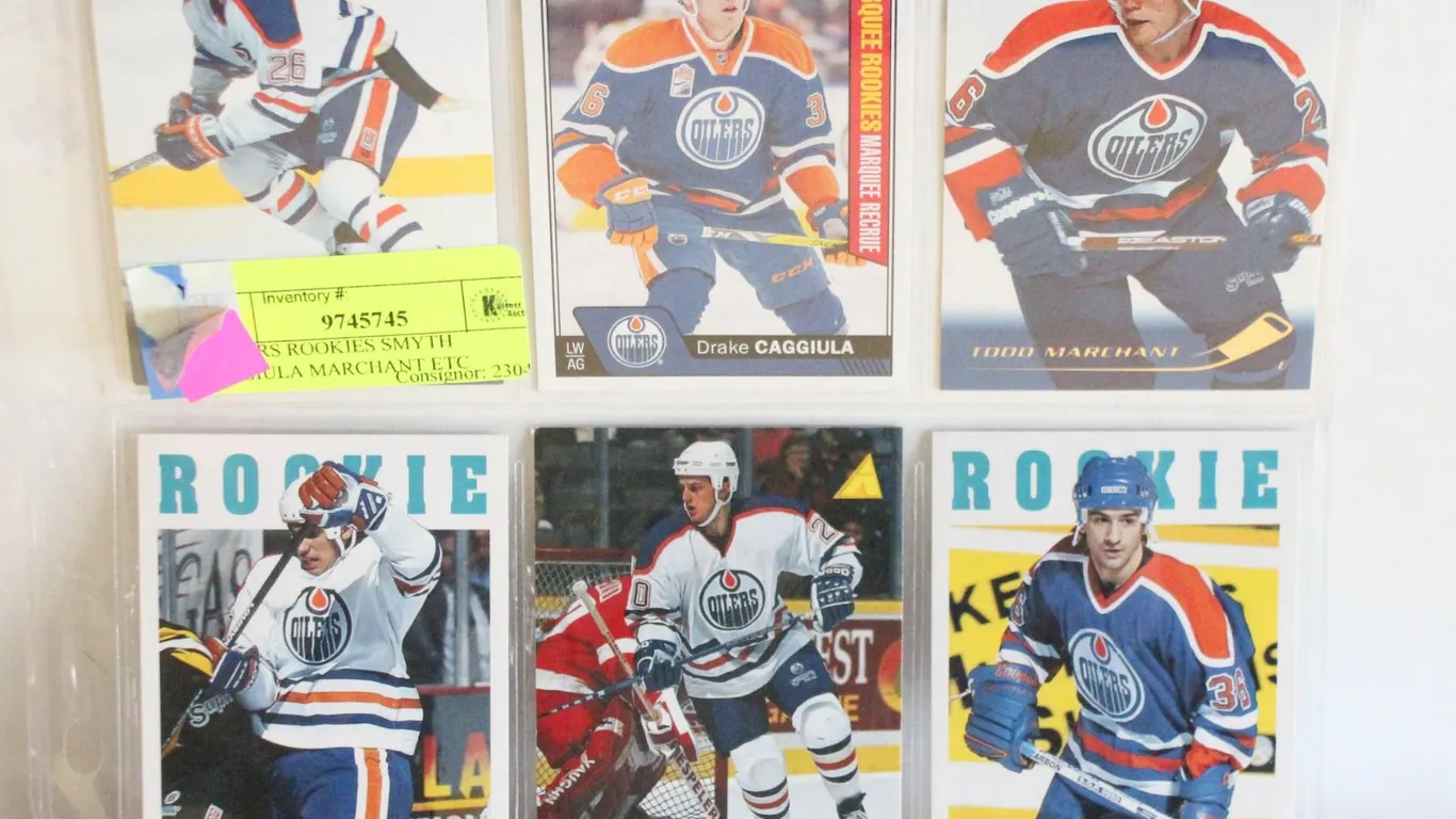 6 OILERS ROOKIES SMYTH CAGGIULA MARCHANT ETC