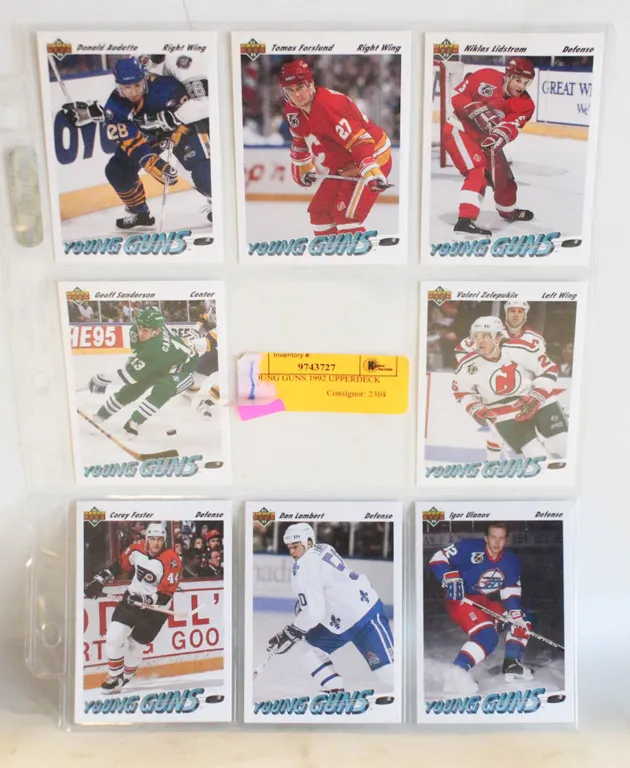 8 YOUNG GUNS 1992 UPPERDECK