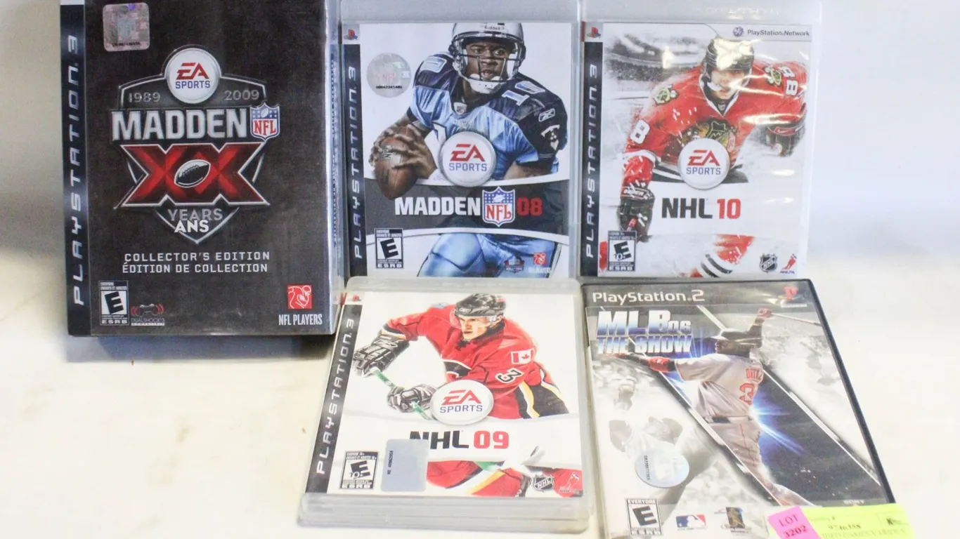 LOT OF 5 VIDEO GAMES VARIOUS CONSOLES