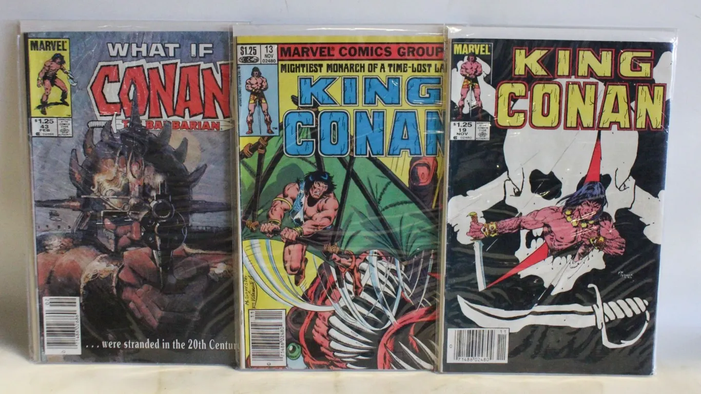 VINTAGE KING CONAN COMIC BOOKS #13/19/43