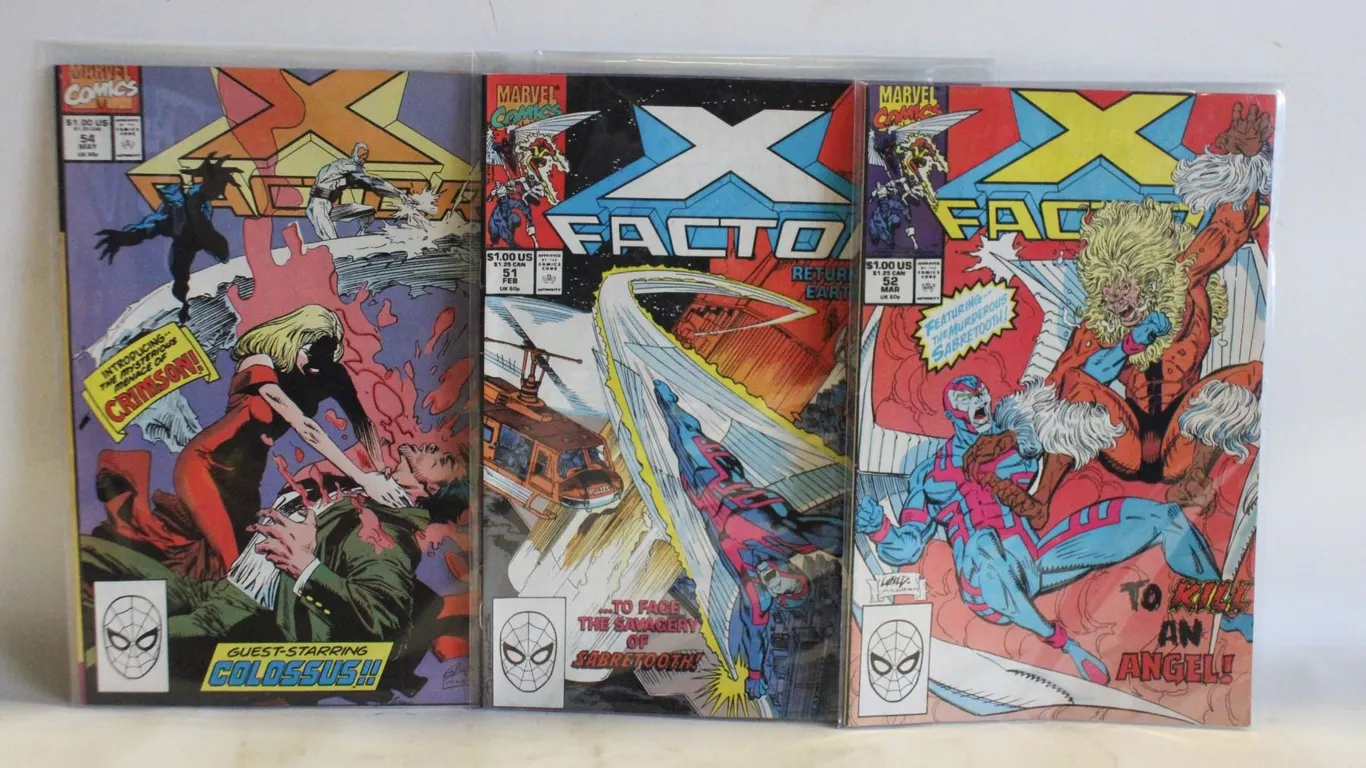 VINTAGE MARVEL X-FACTOR COMICS #51/52/53/54
