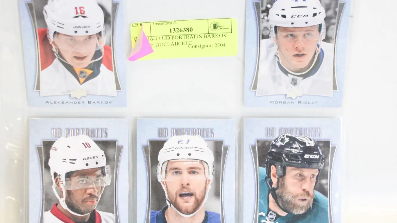 5X 2016-17 UD PORTRAITS BARKOV RIELLY DUCLAIR ETC