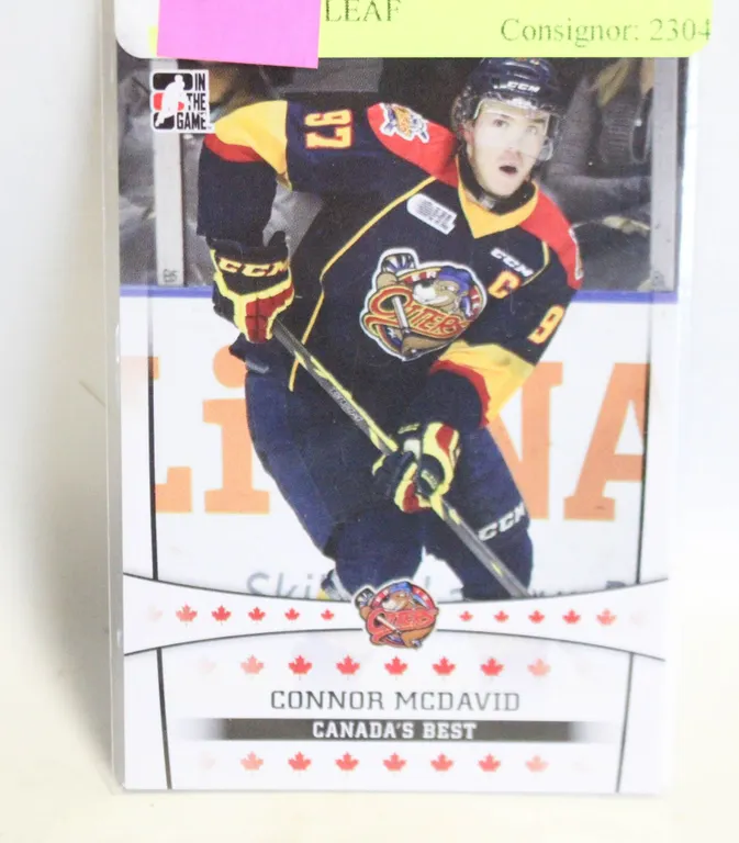 MCDAVID CANADAS BEST CHL ROOKIE LEAF