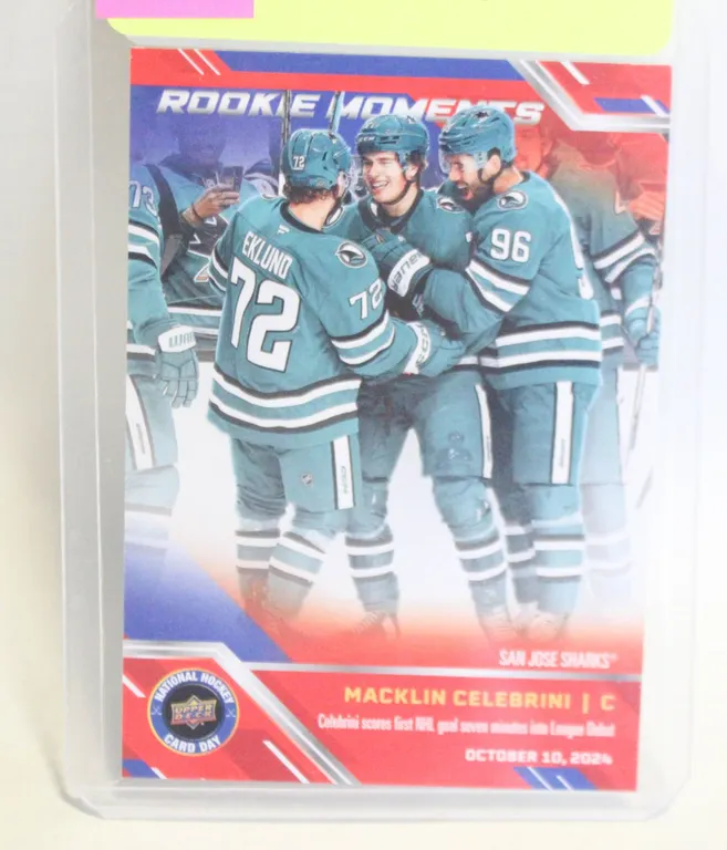 MACKLIN CELEBRINI ROOKIE MOMENTS 1ST GOAL UD
