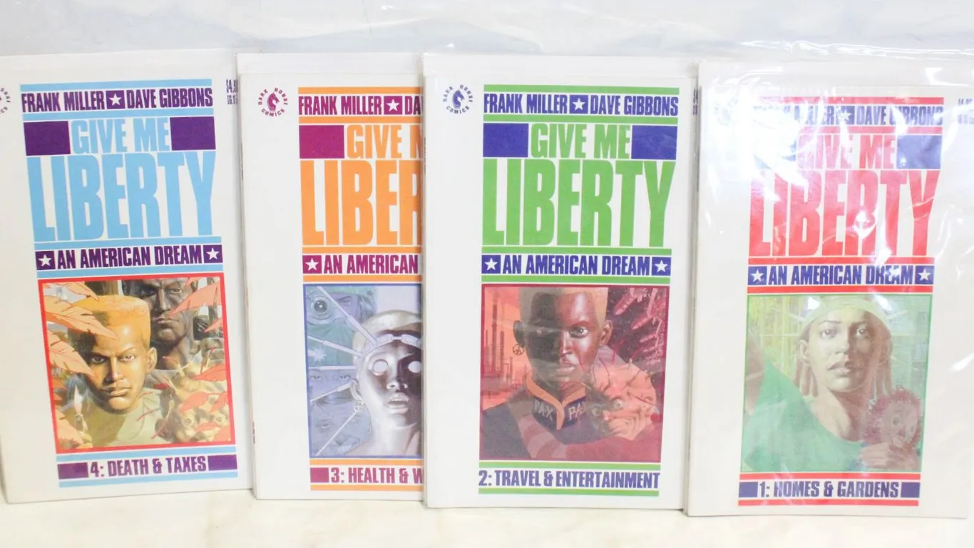 FRANK MILLER & DAVE G GIVE ME LIBERTY COMICS #1-4