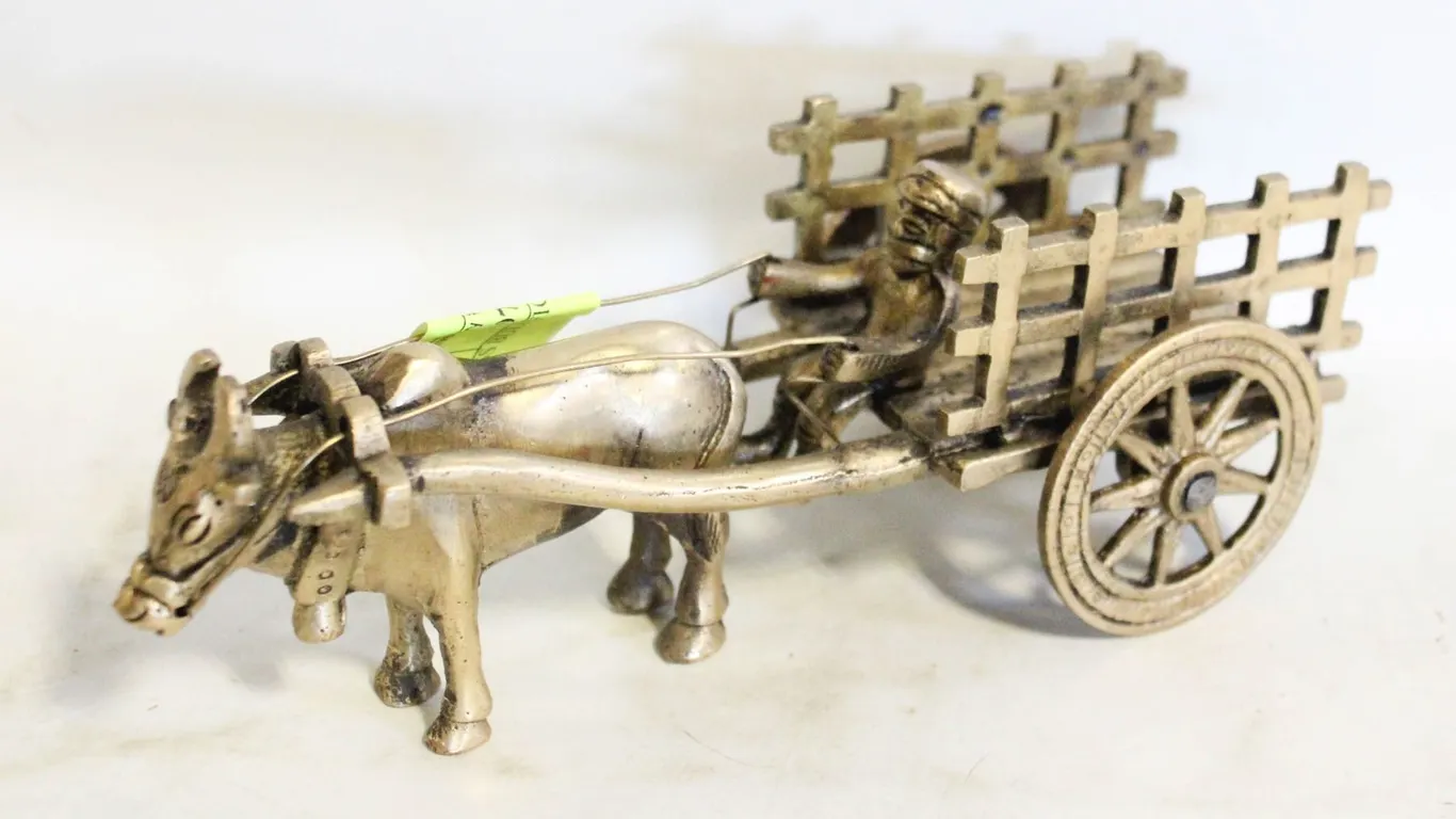 BRASS BULL FIGURINE
