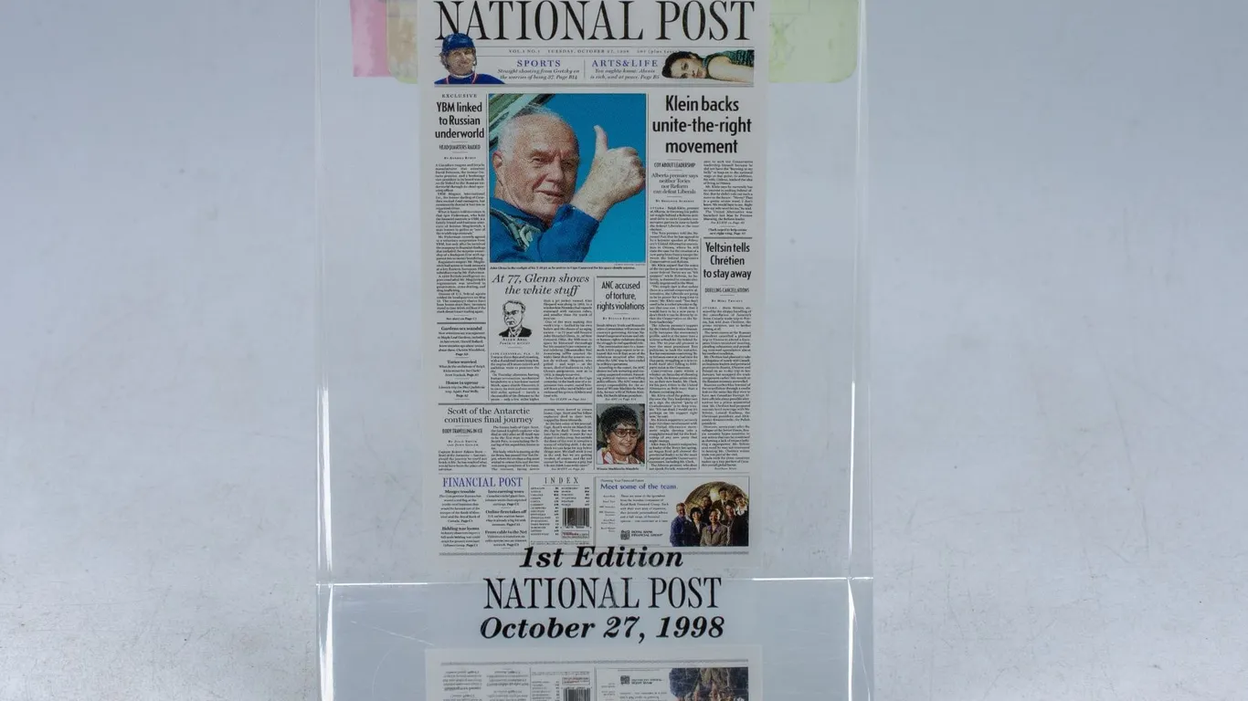 NATIONAL POST NEWSPAPER, VOLUME 1 EDITION 1,