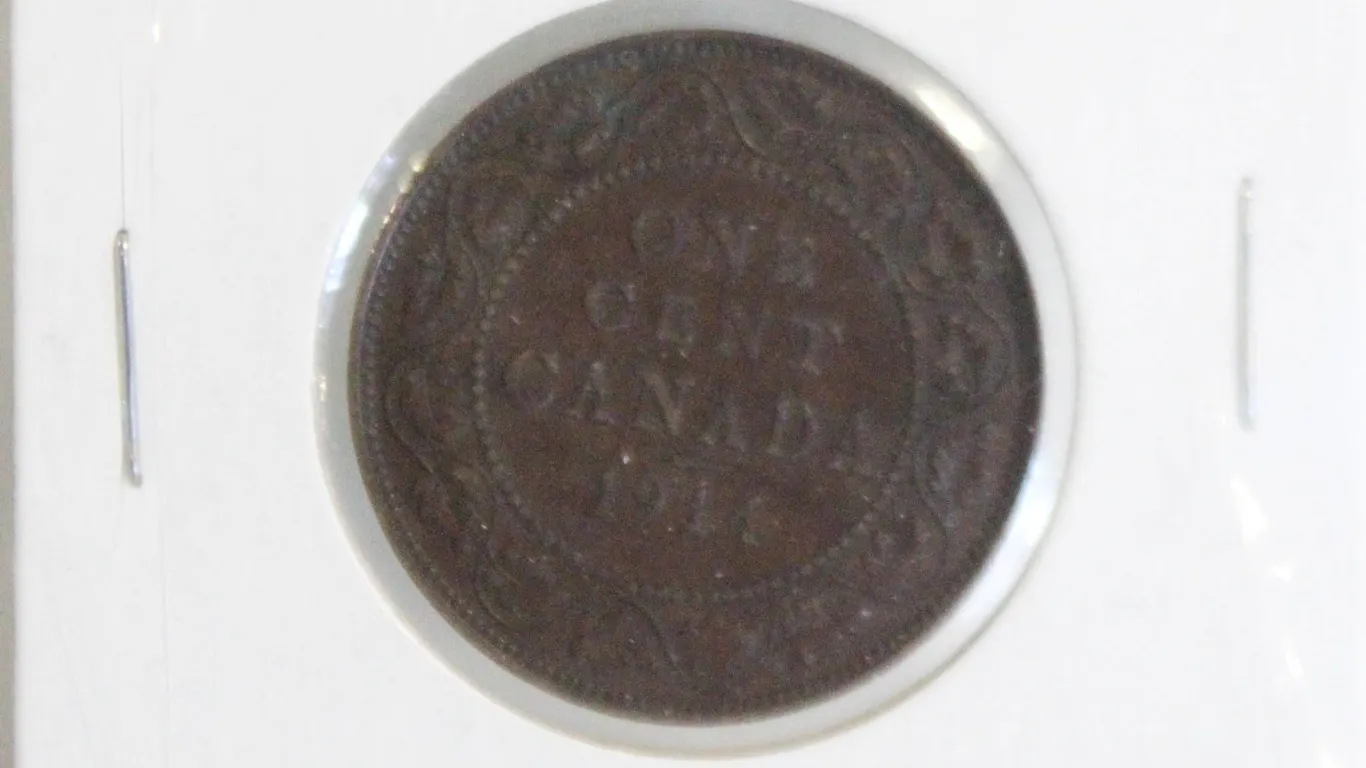 1914 CANADA LARGE 1 CENT COIN