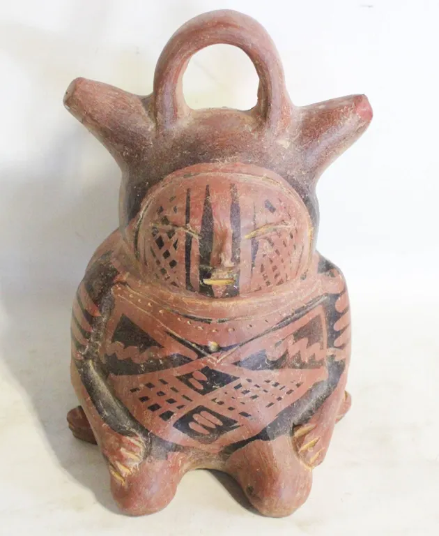 AZTEC CERAMIC FIGURINE.