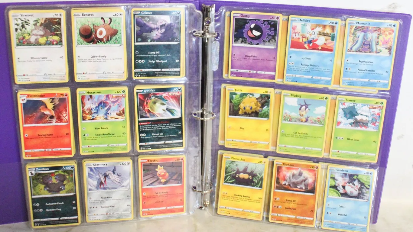 BINDER POKEMON CARDS