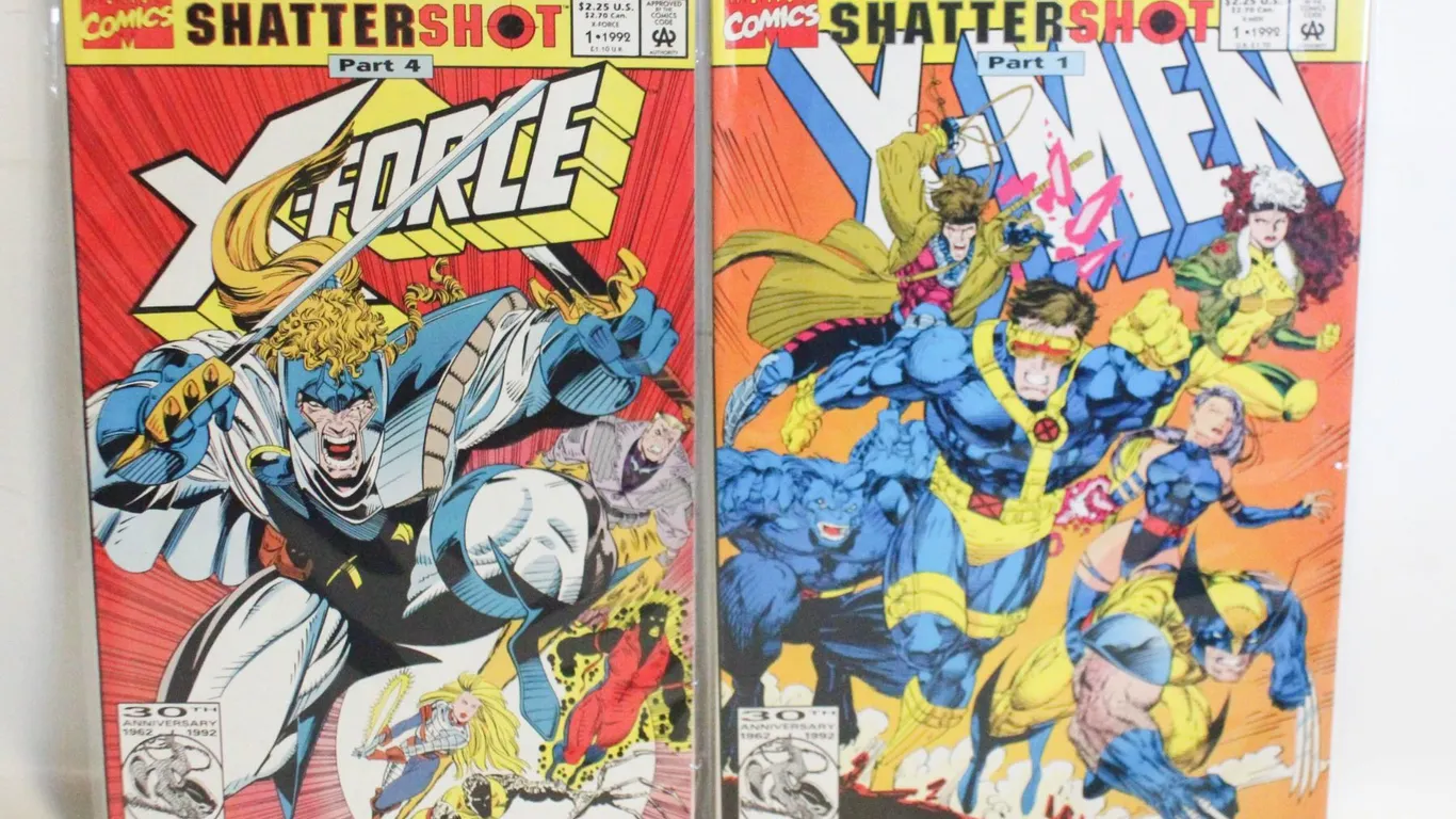 VINTAGE MARVEL ANNUAL SHATTERSHOT #1 PART 1 & 4