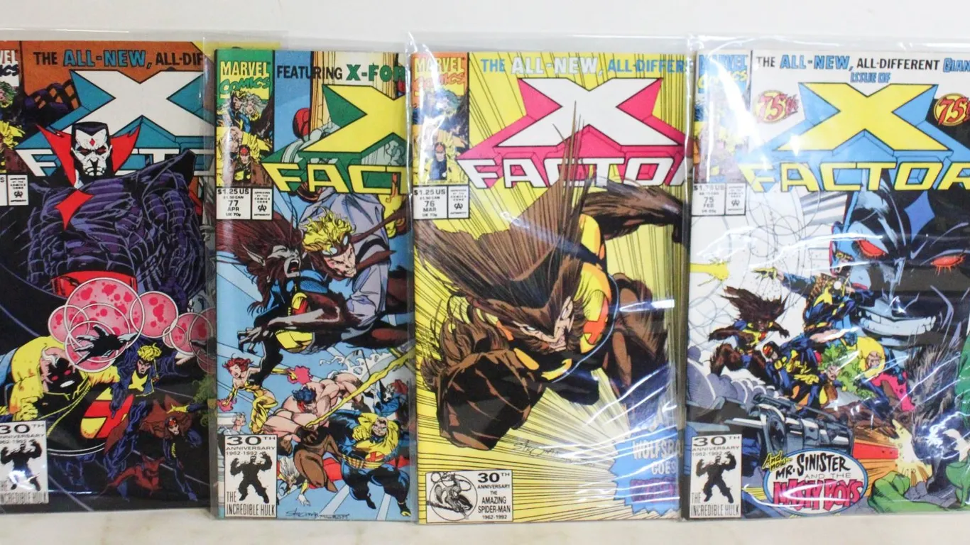 VINTAGE MARVEL X-FACTOR COMICS #75/76/77/78