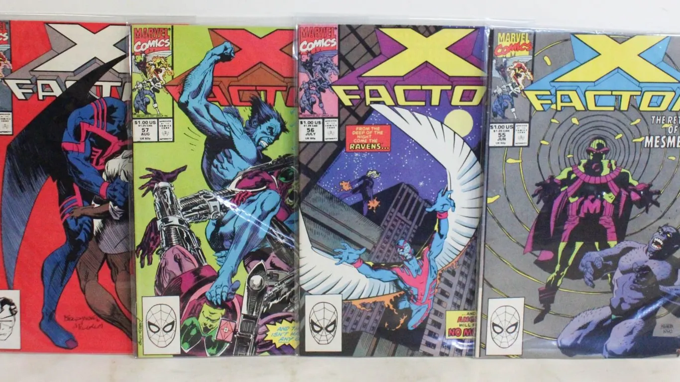 VINTAGE MARVEL X-FACTOR COMICS #55/6/57/58