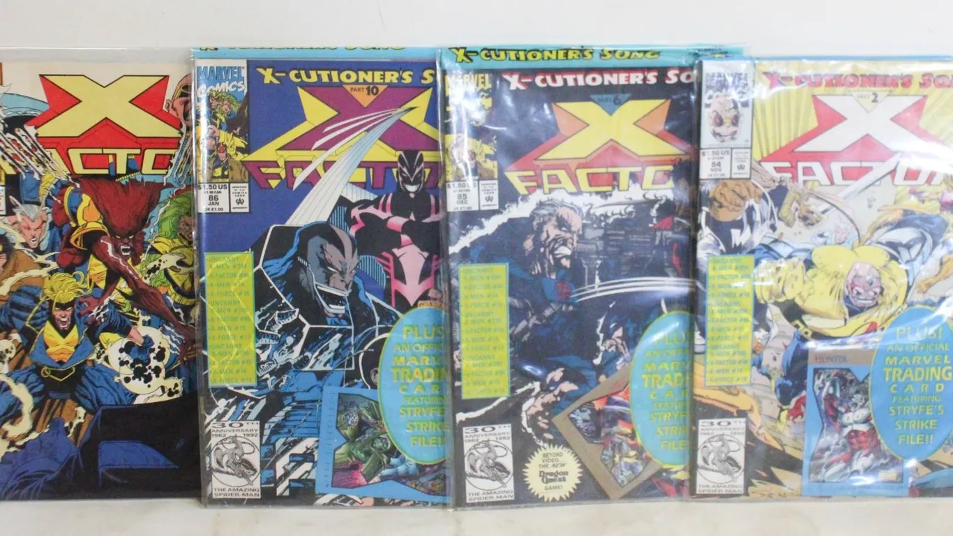 VINTAGE MARVEL X-FACTOR COMICS #84/85/86/87