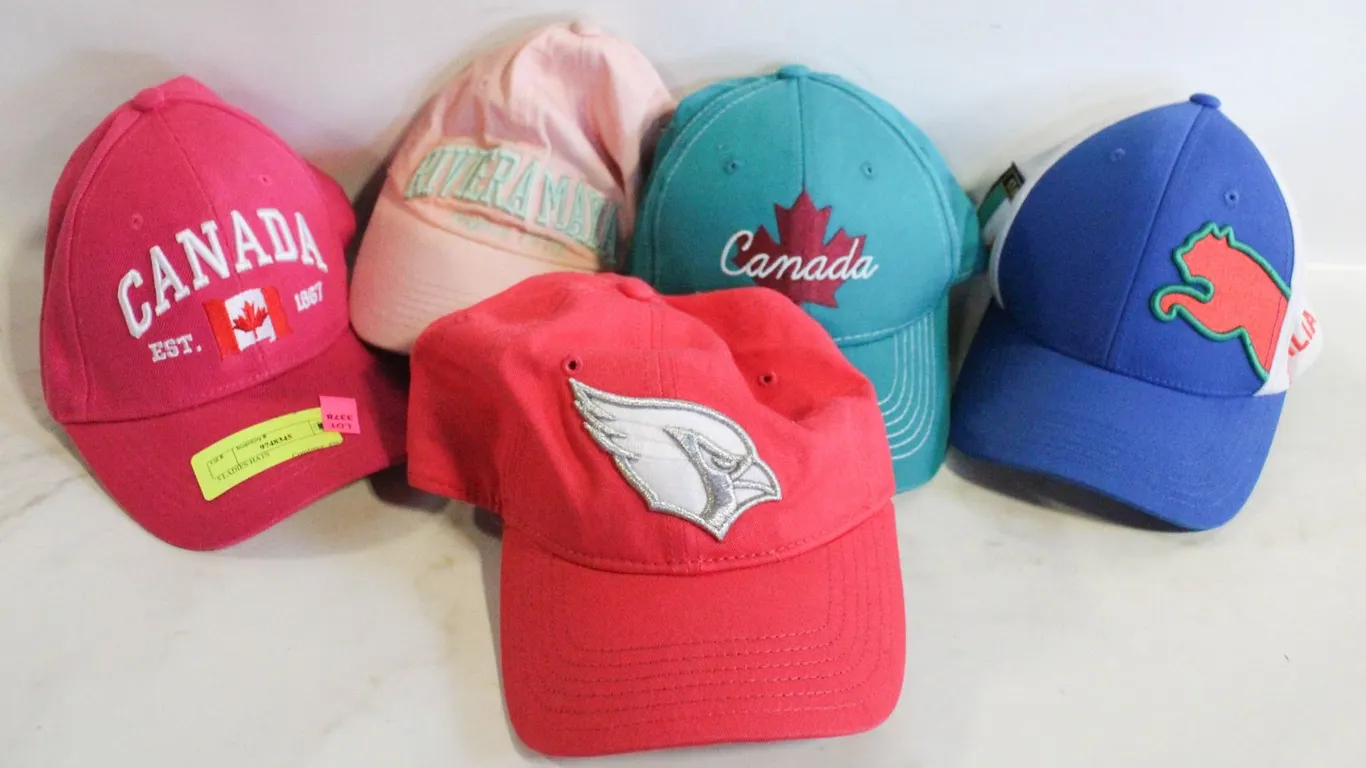 5 LADIES HATS