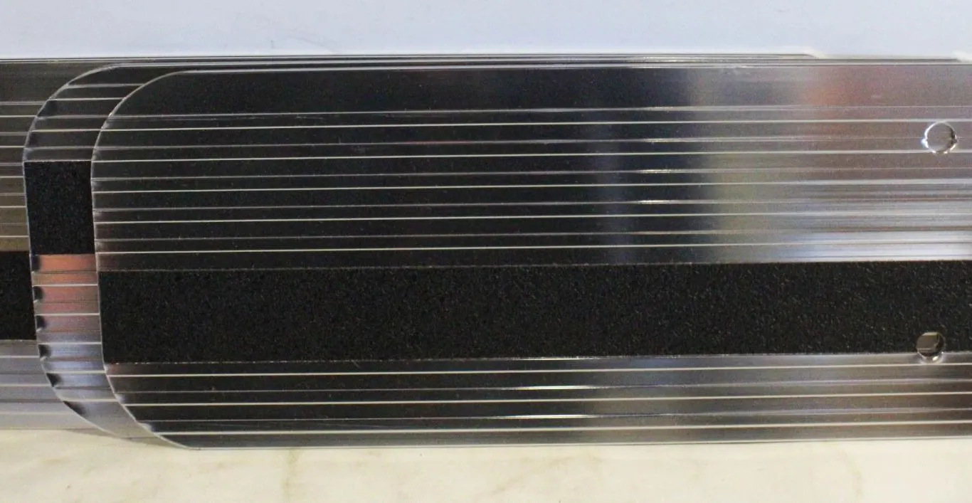 2 PAIRS OF 14” X 5 ½” ALUMINIUM MUDFLAPS