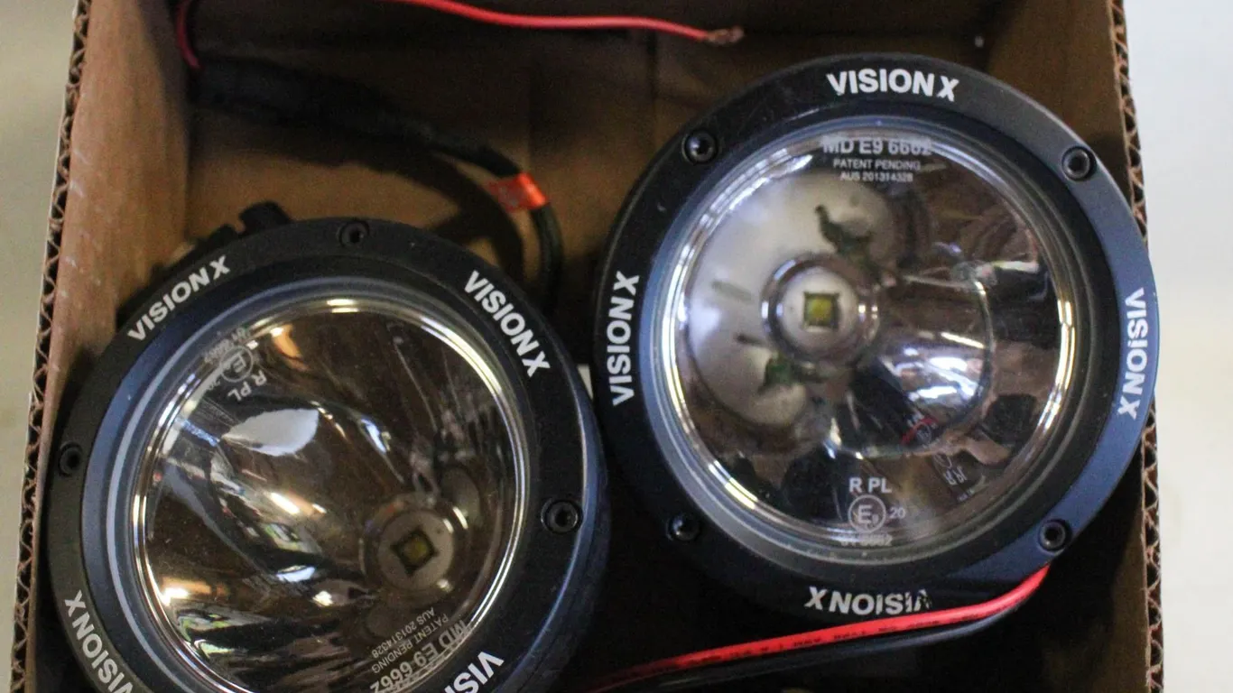 VISIONX 317 OPTIMUS ROUND LED DRIVING LIGHTS