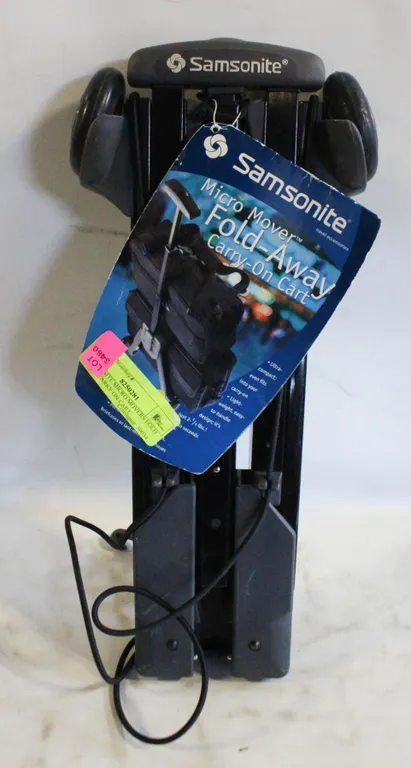 SAMSONITE MICRO MOVERS FOLD AWAY CARRY ON CART