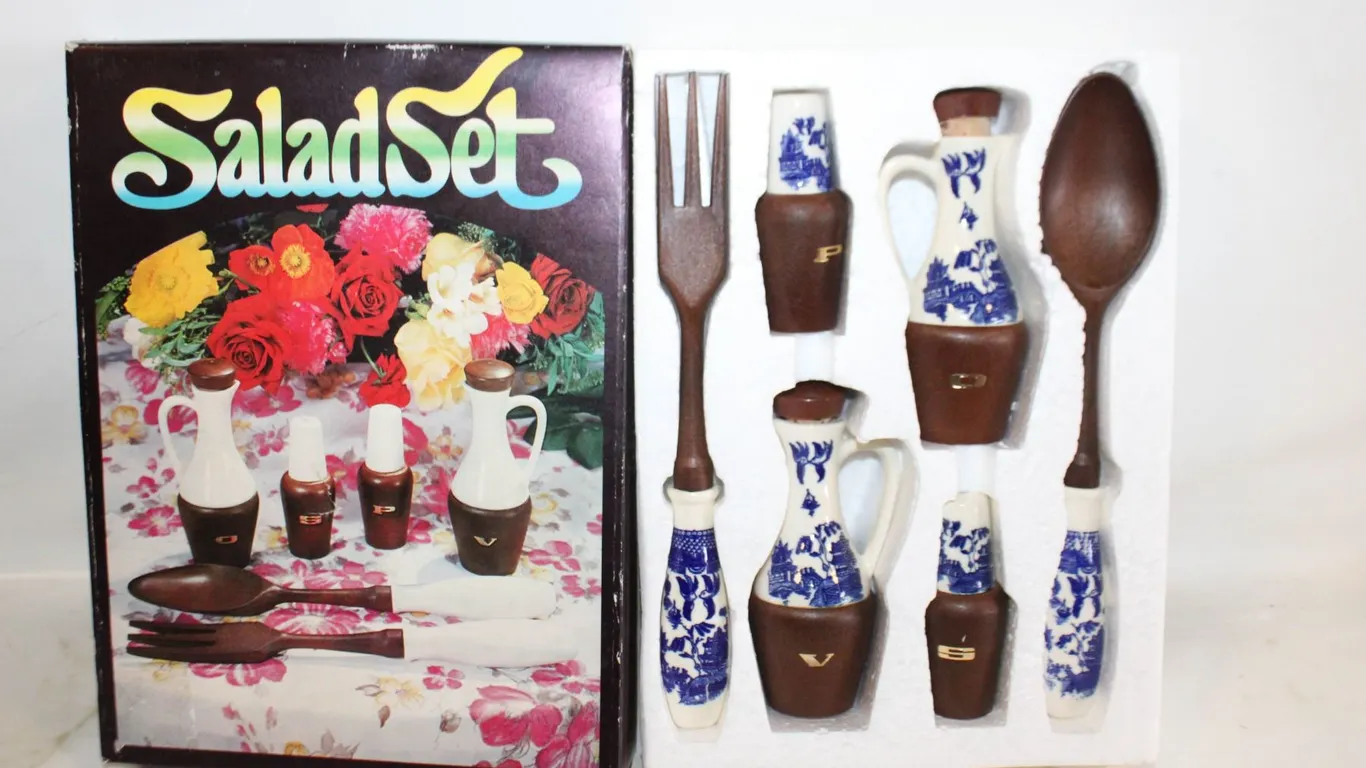 VINTAGE MATERIA SALAD SET