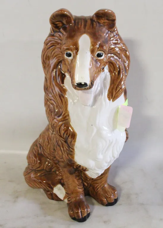 CERAMIC COILE STATUE. 12 IN.