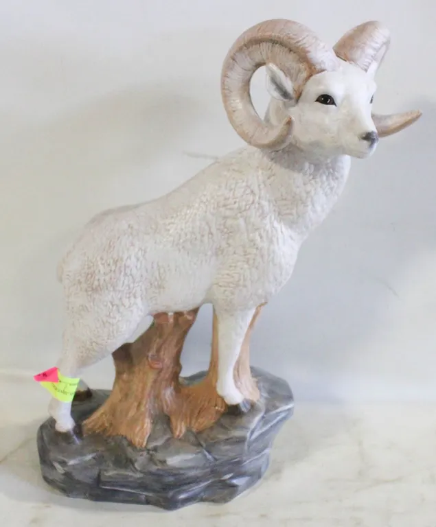 CERAMIC MOUNTAIN GOAT. 14 IN