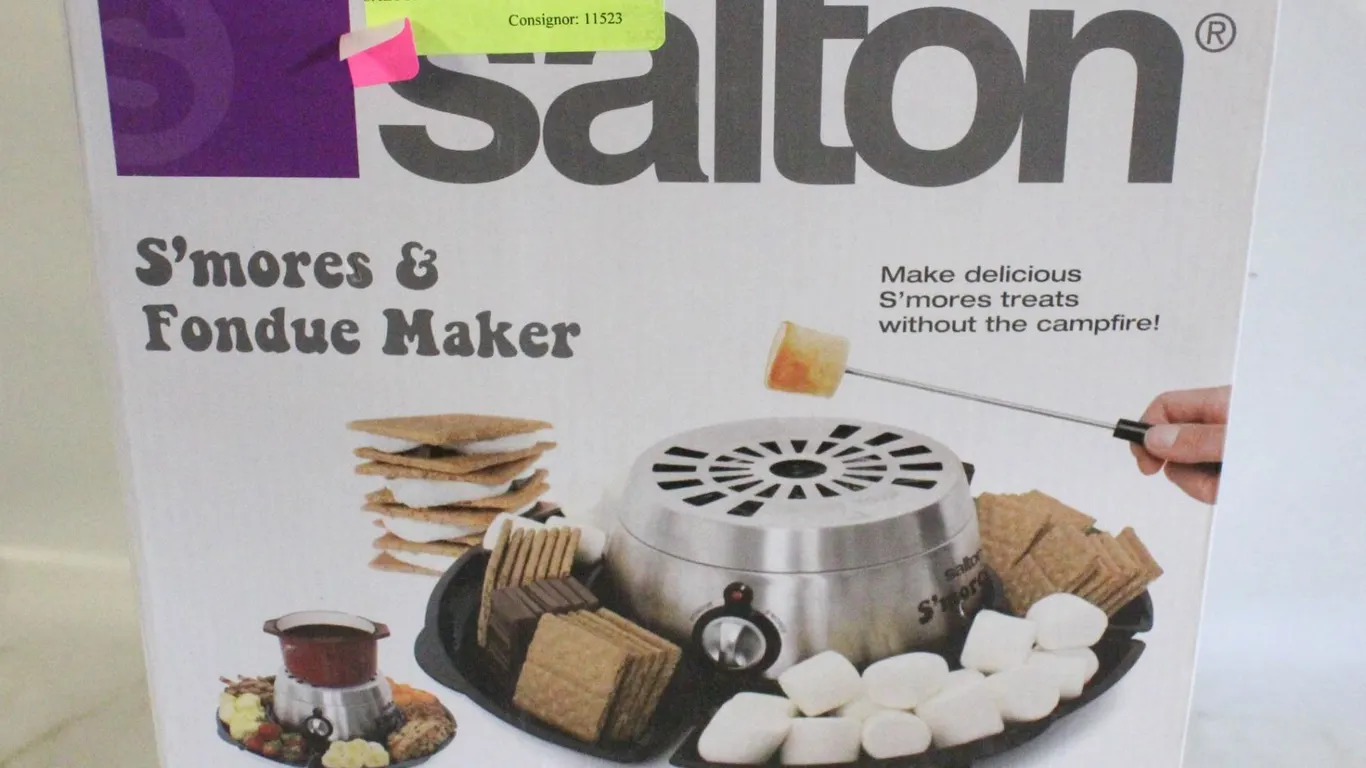 SALTON S'MORES & FONDUE MAKER