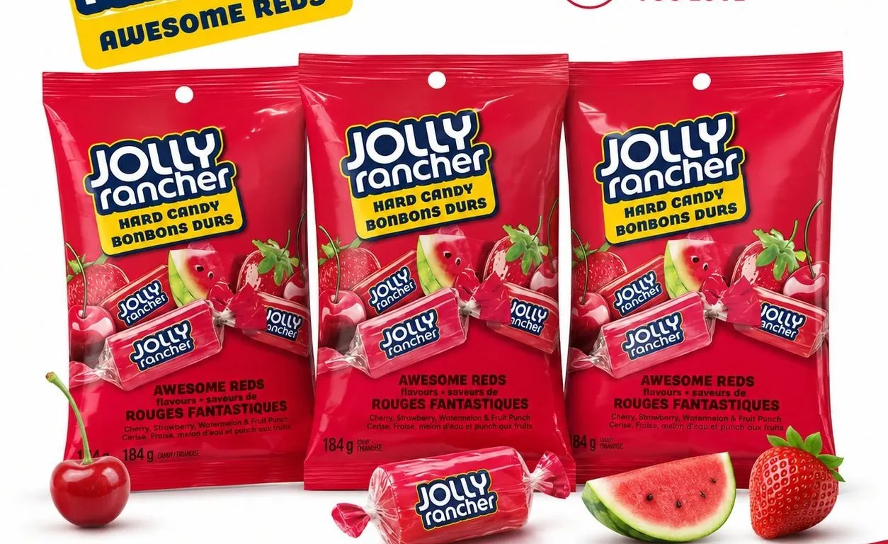 3 JOLLY RANCHER AWESOME REDS 184G BB 07/27