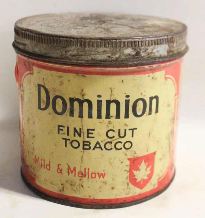 VINTAGE DOMINION FINE CUT TOBACCO TIN