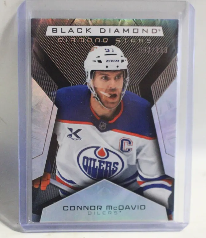 CONNOR MCDAVID JERSEY NUMBERED 097/249 BLACK