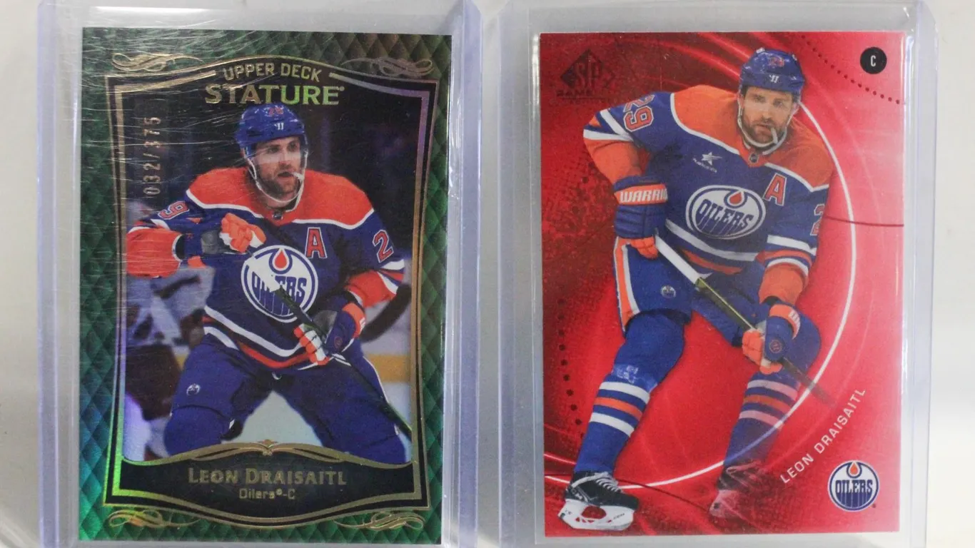 LEON DRAISAITL STATURE 032/375 AND GAME USED