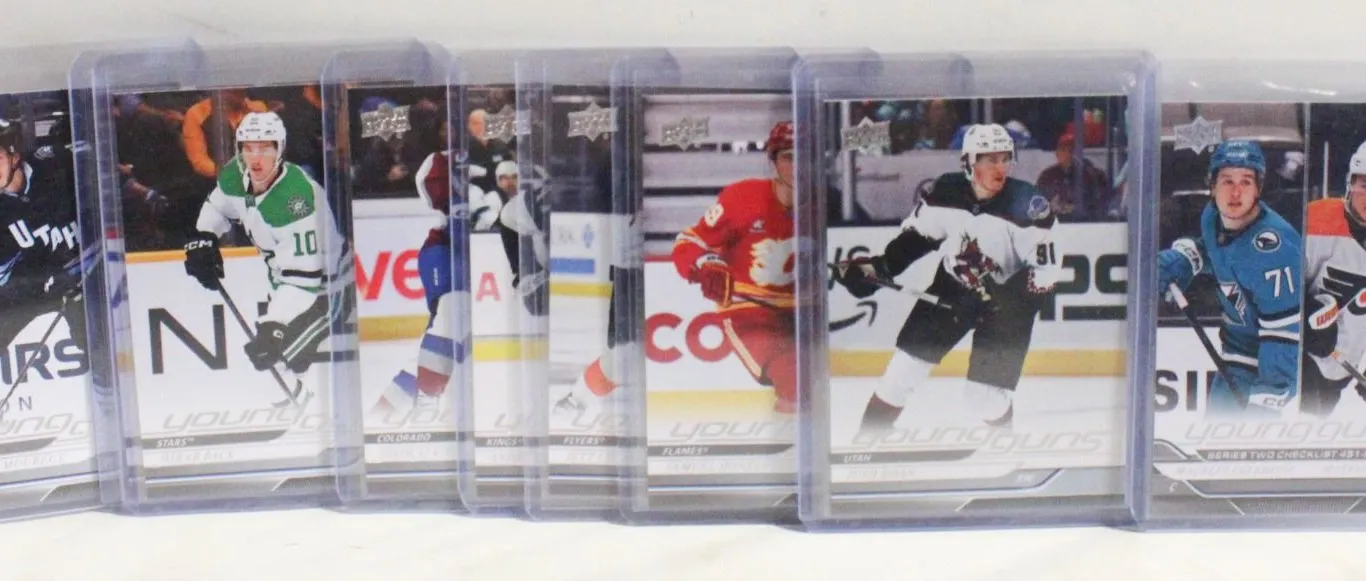 10 YOUNG GUNS CELEBRINI, MICHKOV ETC ROOKIE